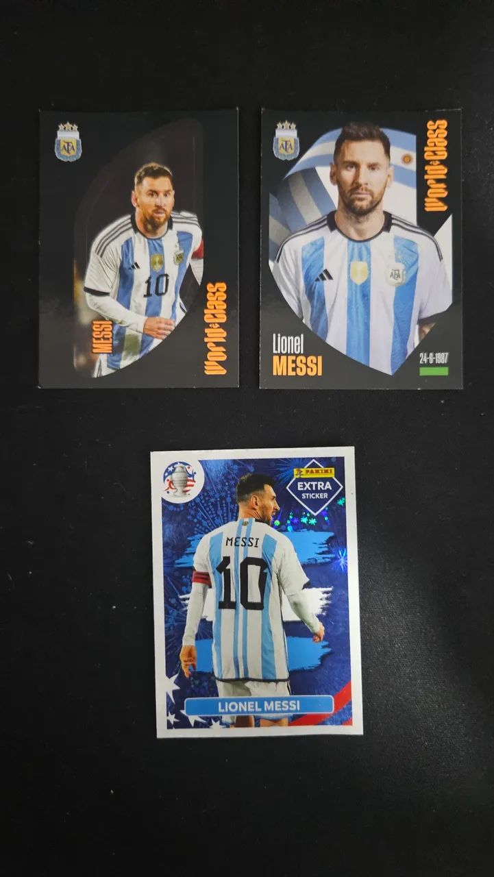 Lote Figurinhas Messi