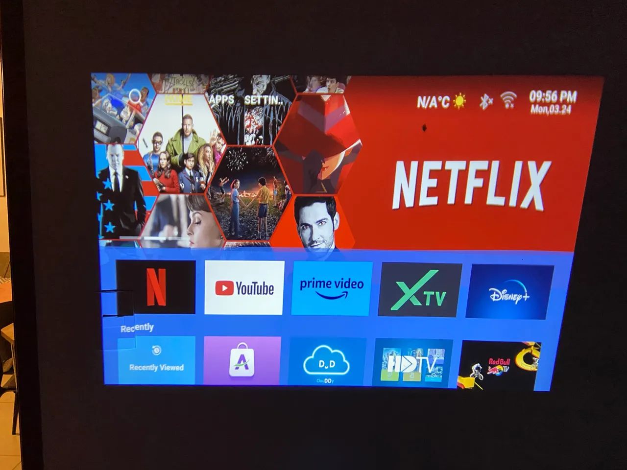 Projetor 4k thundeal td80 com Android 13 - Foto 4