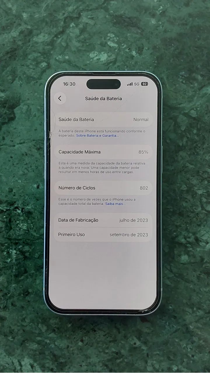 iPhone 15 - branco - 128gb - Foto 2