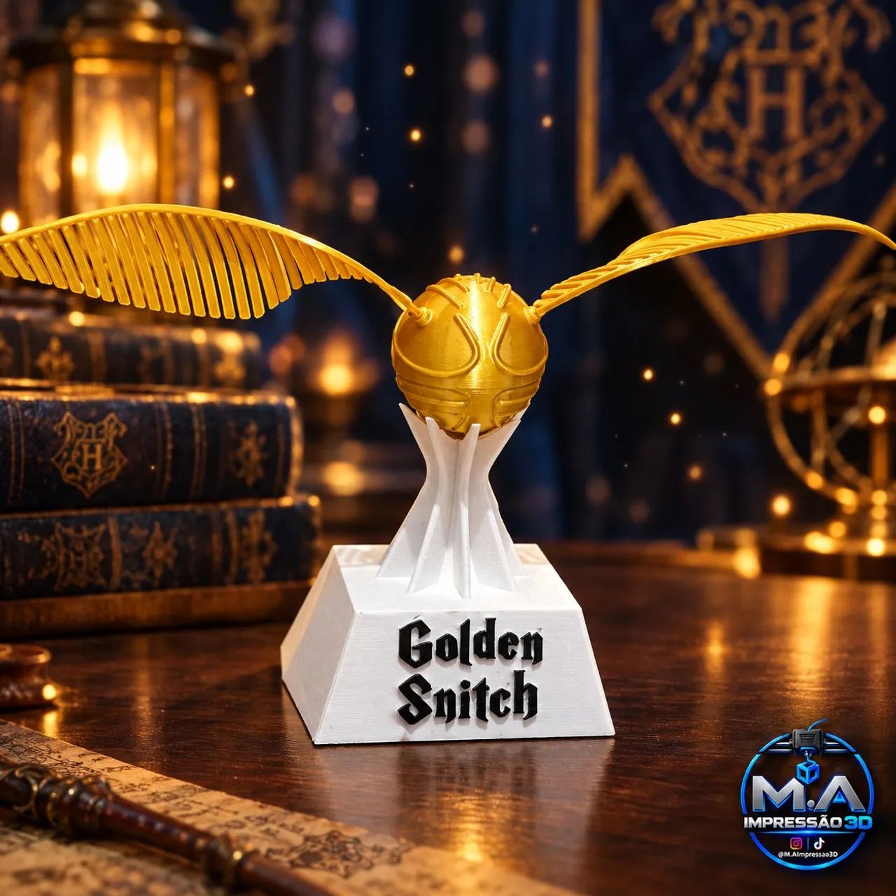 Pomo de Ouro + Standt do Filme Harry Potter - Foto 2