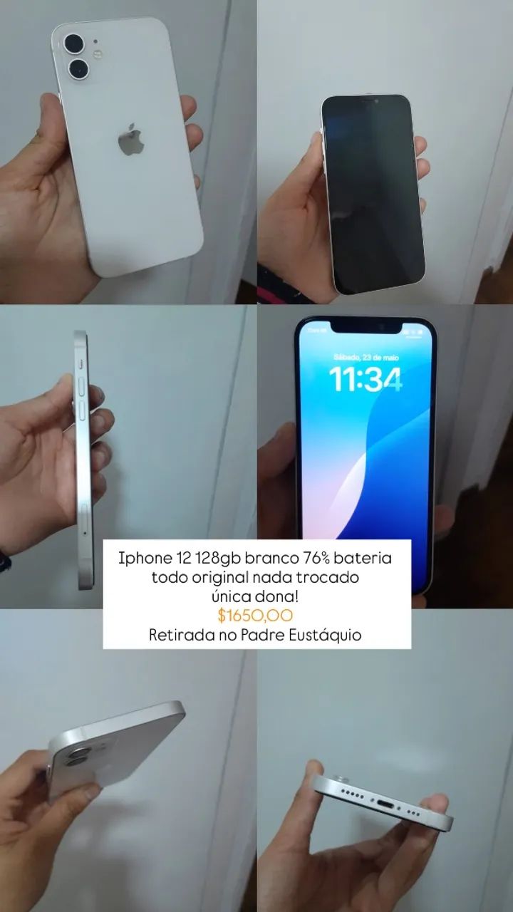 IPhone 12 128gb R$1550,00