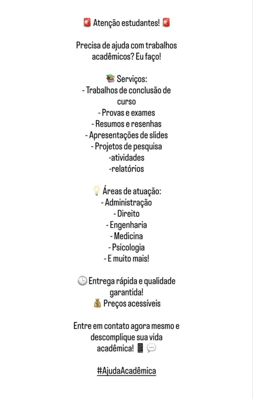 Trabalhos acadêmicos 