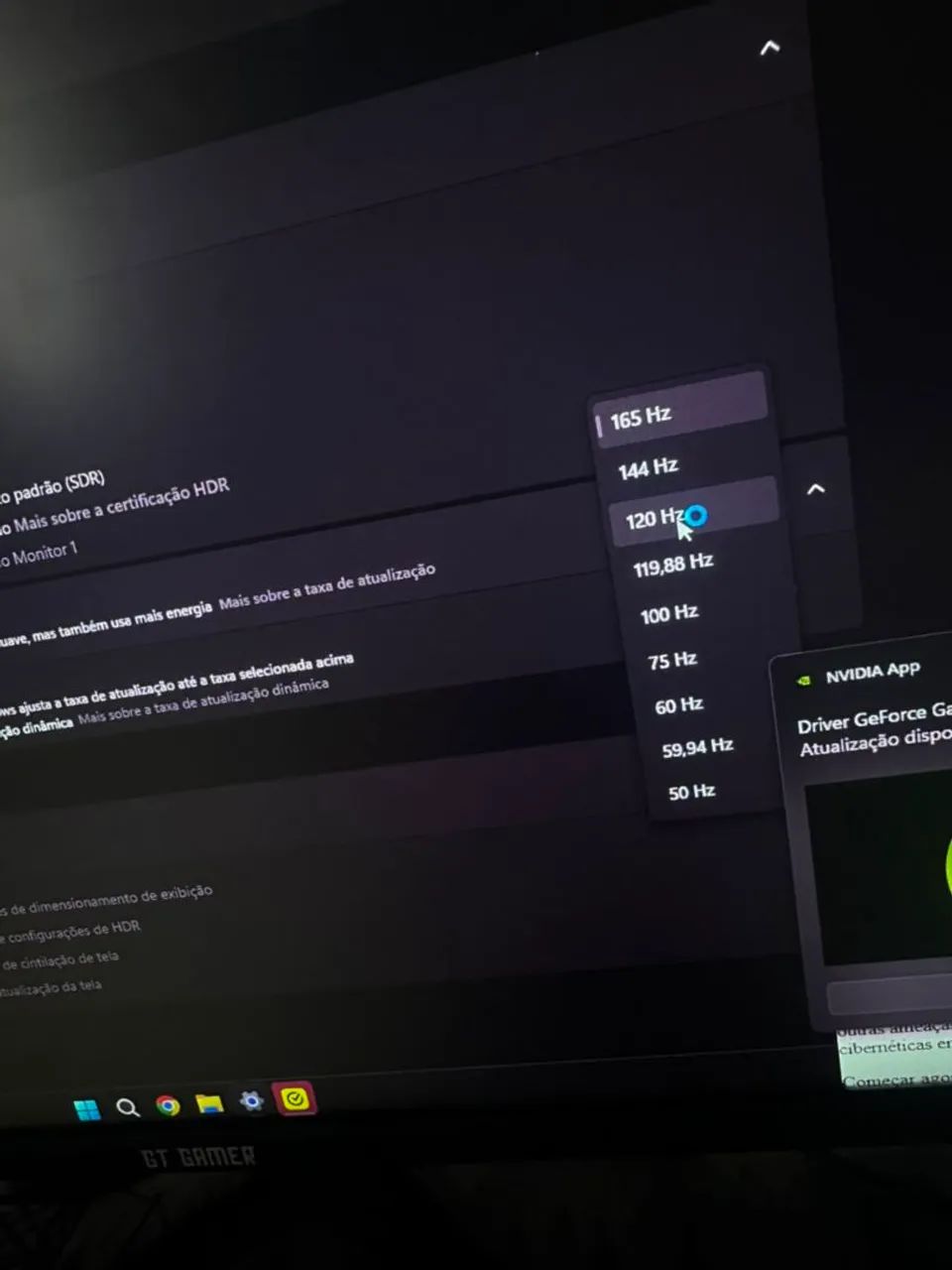 Monitor gt gamer 24' 165hz - Foto 3