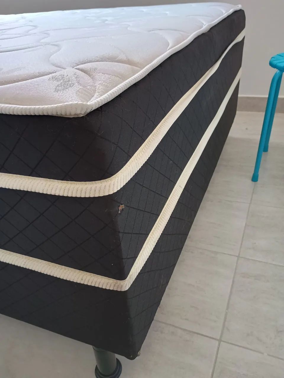 Cama Box Casal Molas Ensacadas New Super Box 138x188 - Foto 5