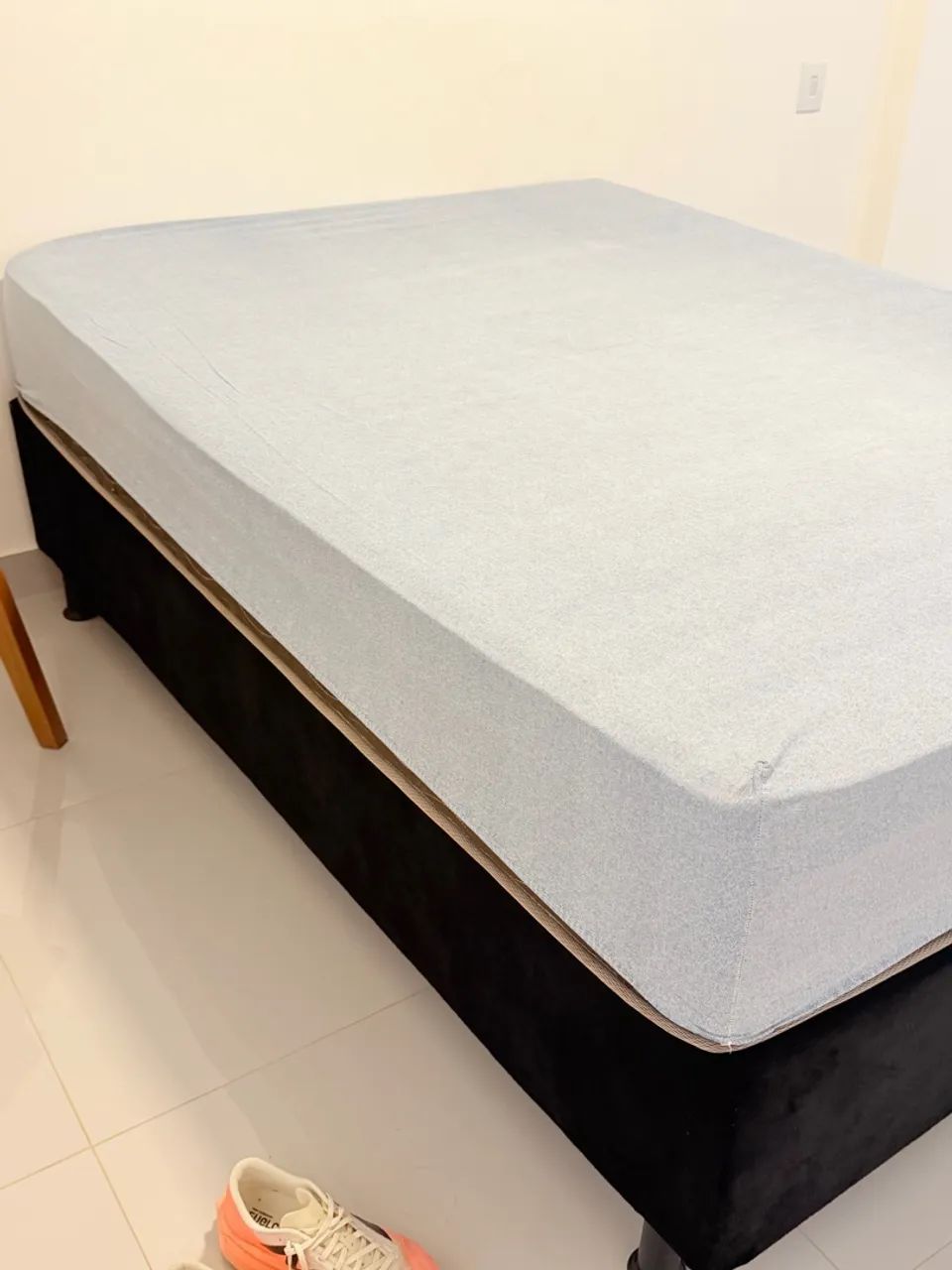 Cama Box de casal com colchão Ortobom - Foto 2