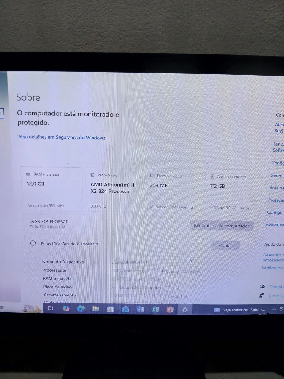 Computador completo roda jogos leves - Foto 4