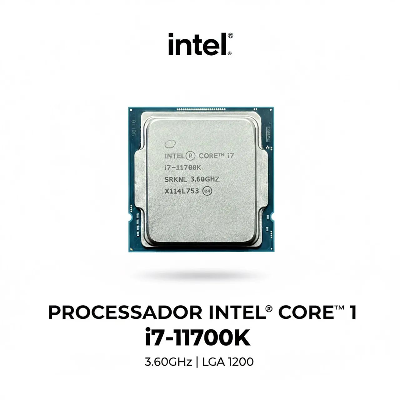 Processador Intel Core i7-11700K (11ª geração) 4.9ghz Turbo Lga