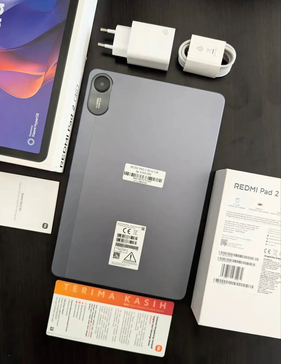 Tablet Redmi Pad 2 256/8 Grafite Entregamos Grátis 