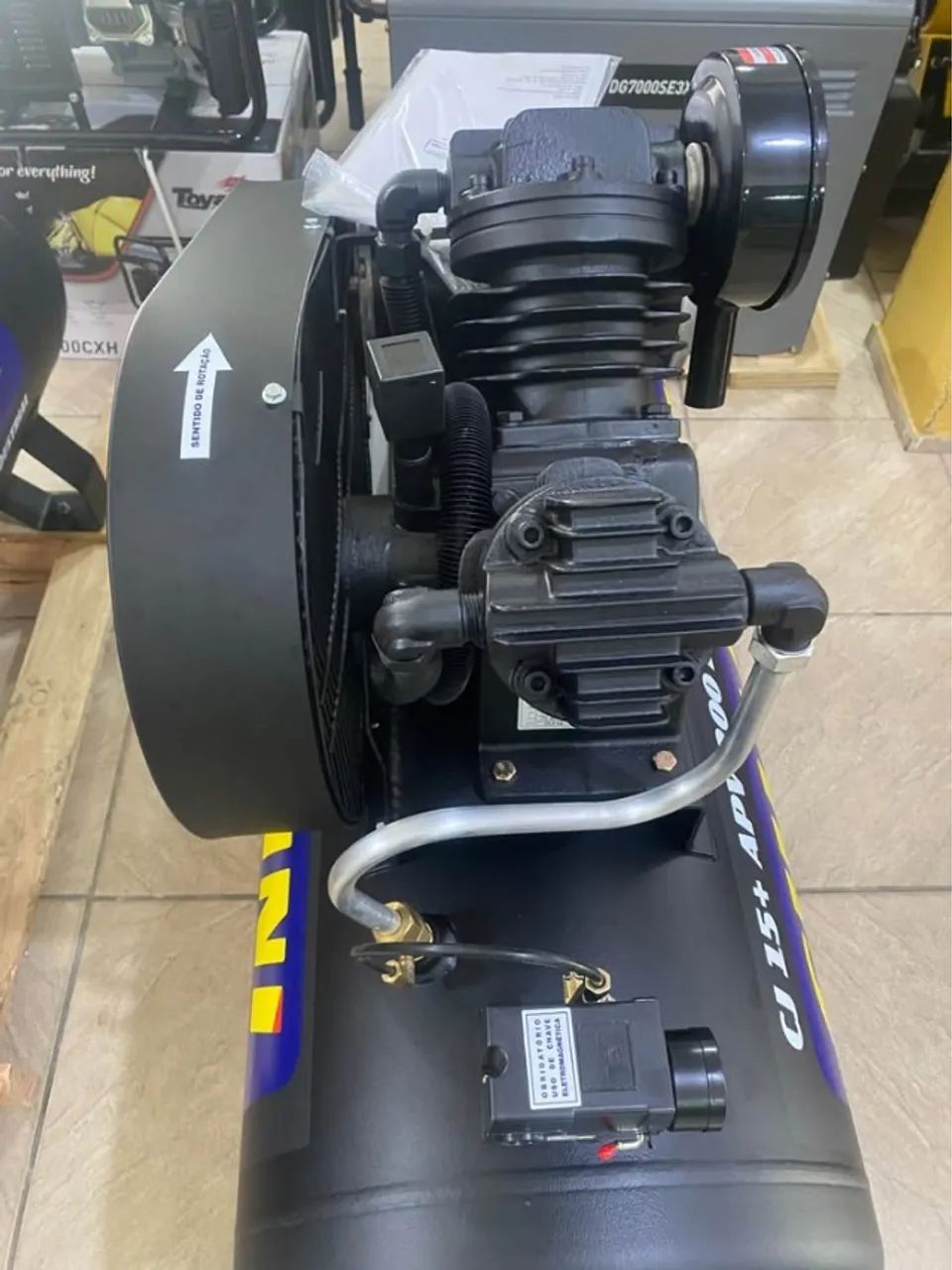 COMPRESSOR DE AR ALTA PRESSÃO 200L 3HP CHIAPERINI - Foto 4