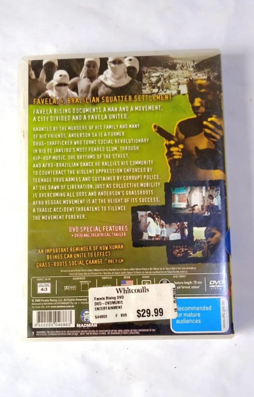 DVD Favela Rising Original Americano  - Foto 2