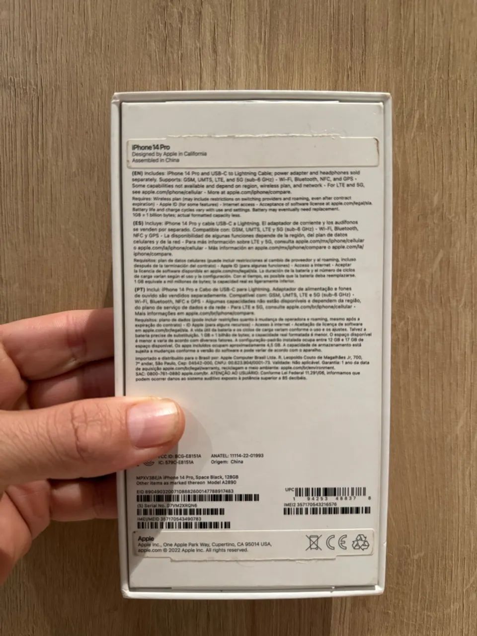  iPhone 14 Pro 128GB Space Black + Caixa Original - Foto 5