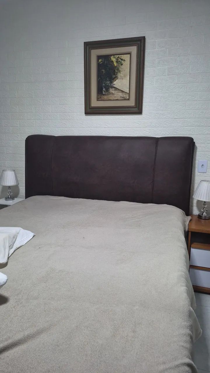 Cabeceira de couro - Foto 2