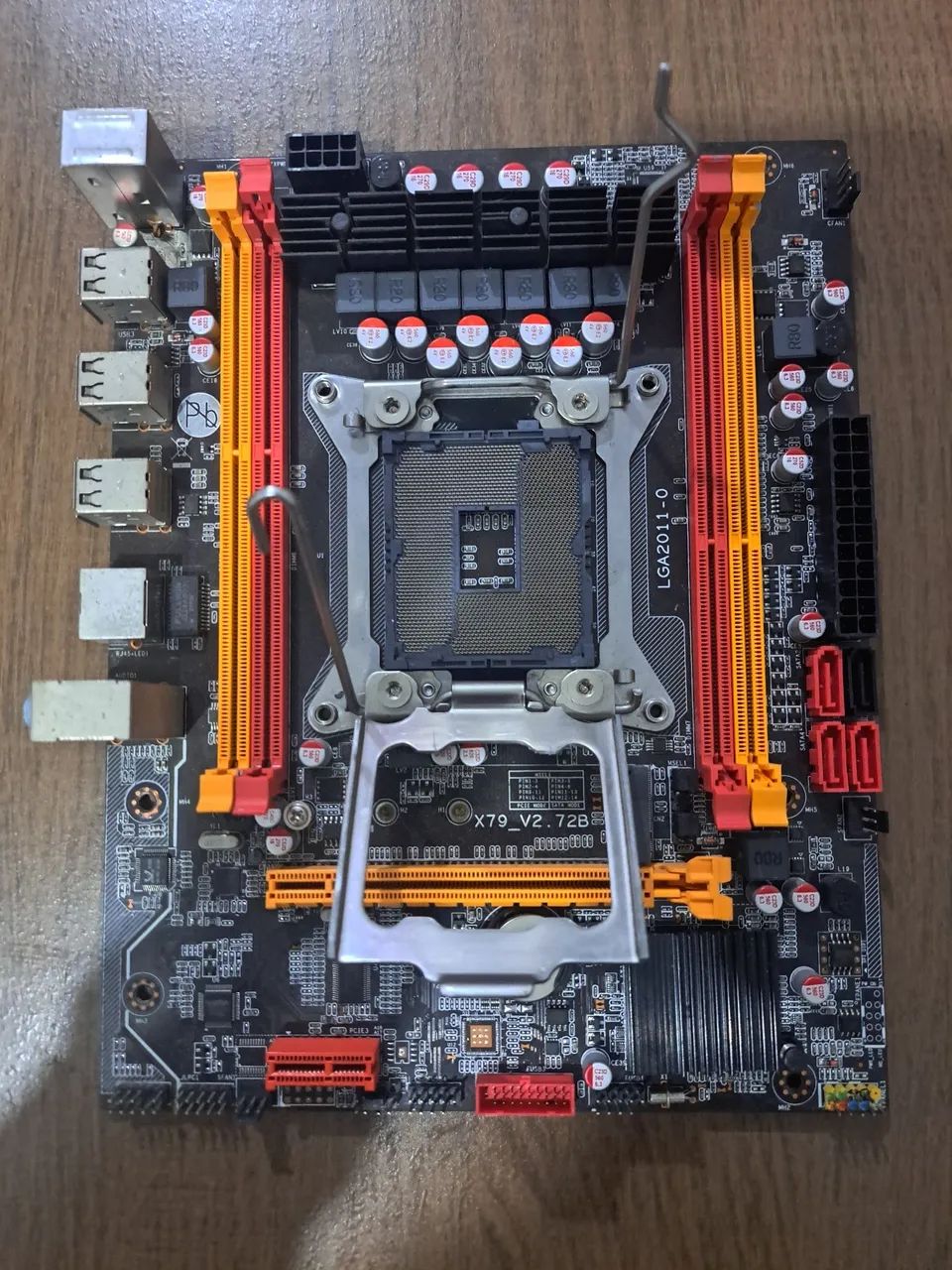 Placa mãe x79 com defeito