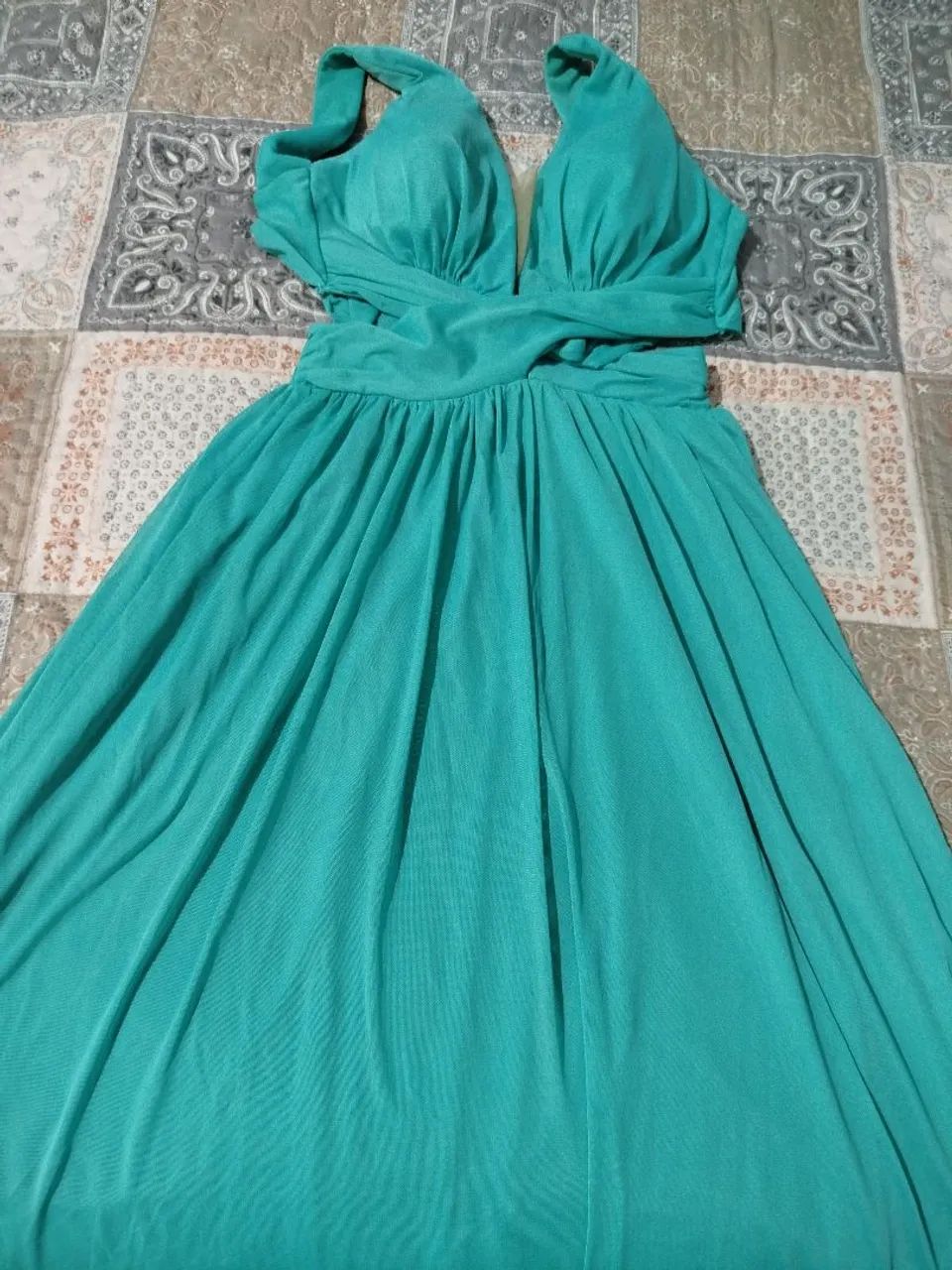 Vestido festa Azul