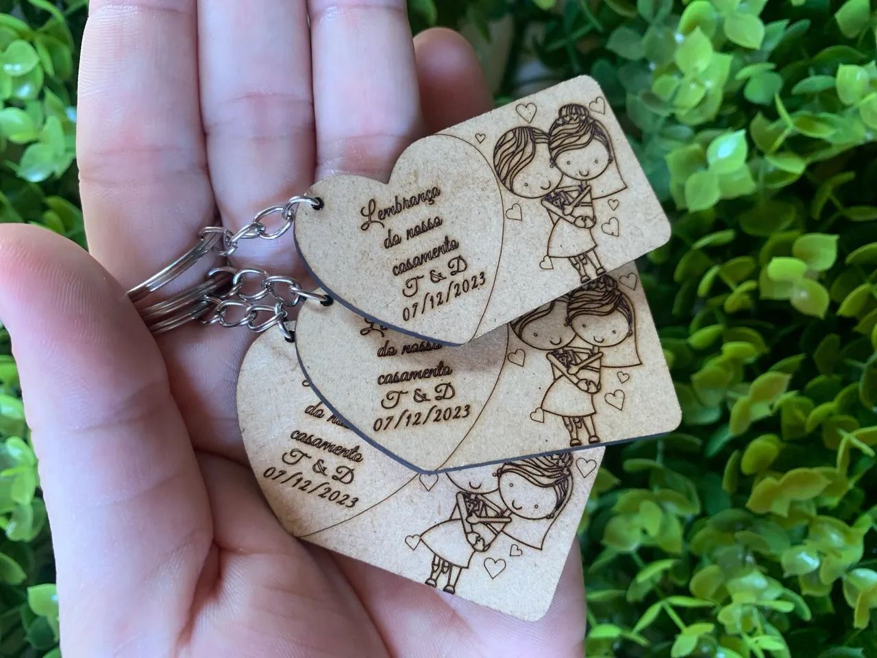Chaveiro personalizado em mdf - Foto 2