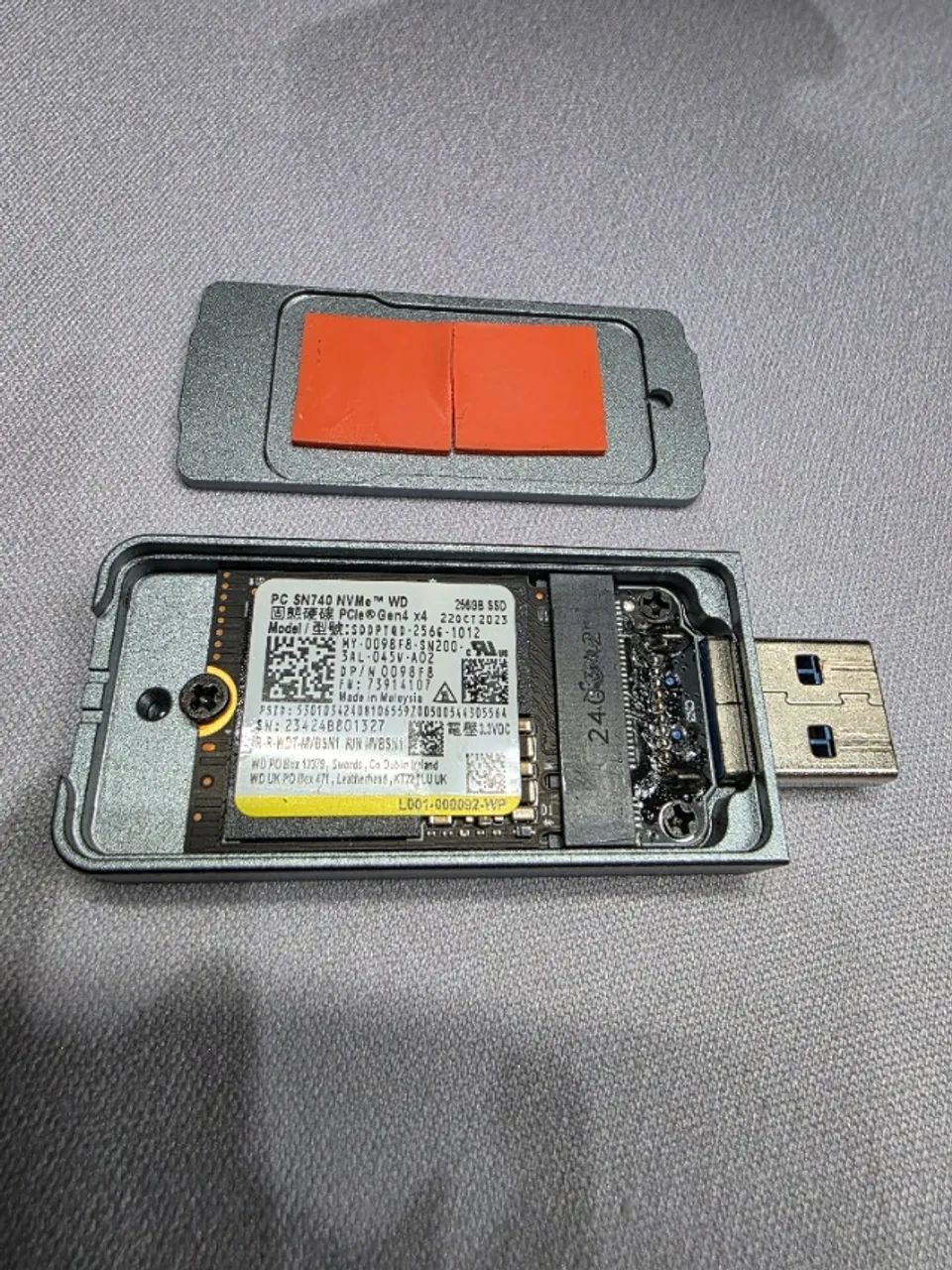 Case Externo SSD NVMe M.2 2230 USB 3.0