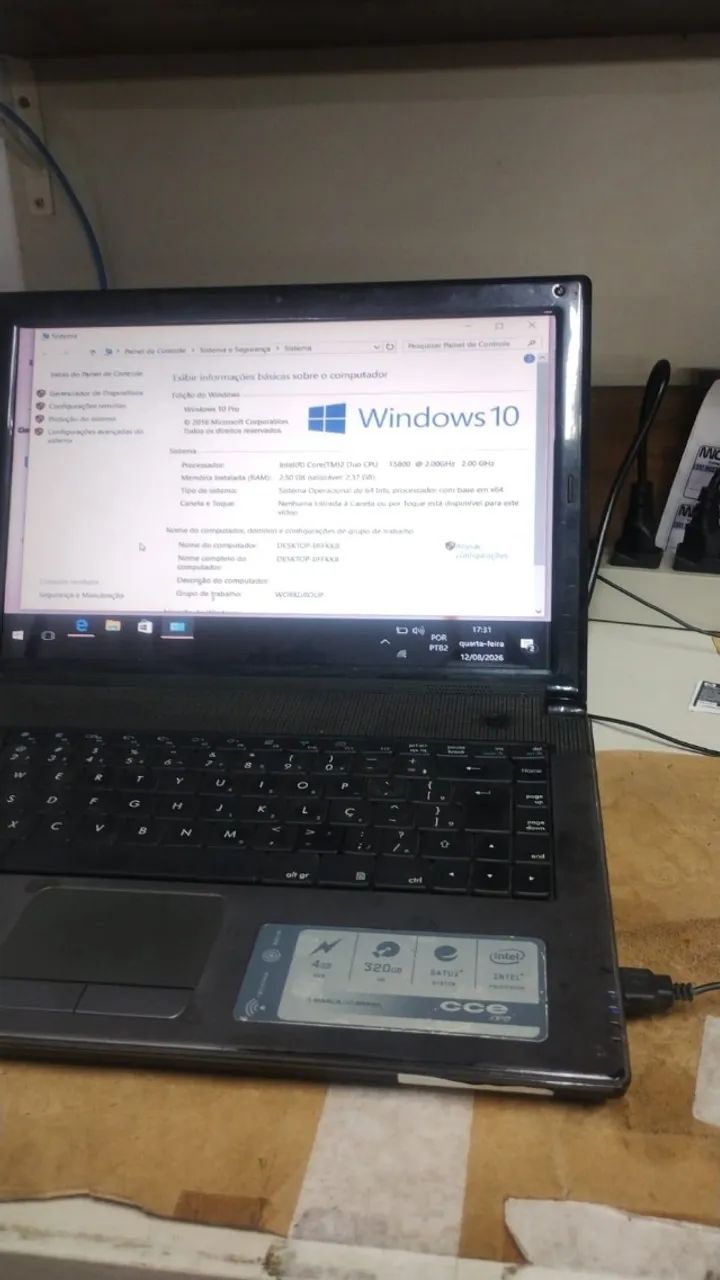 NOTEBOOK CCE CORE2DUO T5800 2.00GHZ  - Foto 5