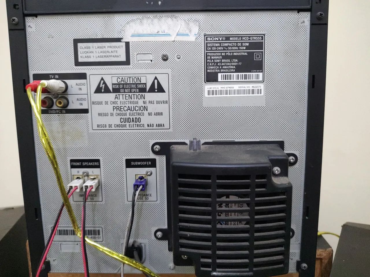 MICRO SYSTEM SONY GENEZI GTR 555 - Foto 5