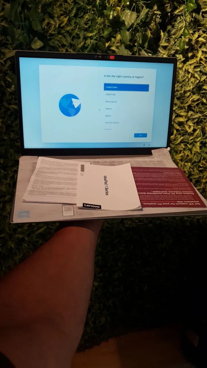 Notebook Lenovo idealpad1 produto novo com garantia de 1 ano 
