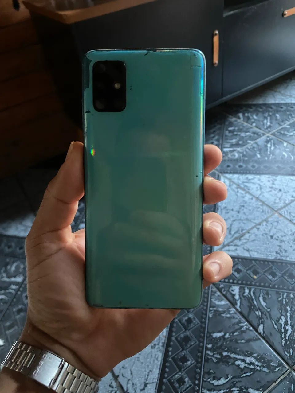 Smartphone Samsung A51 usado Tela Oled 128gb  - Foto 5