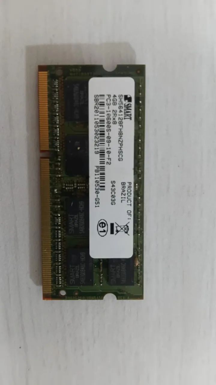 Memória RAM 4GB DDR3