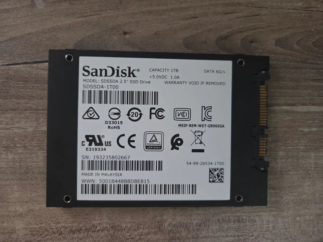 SSD SanDisk 1TB SATA  - Foto 2