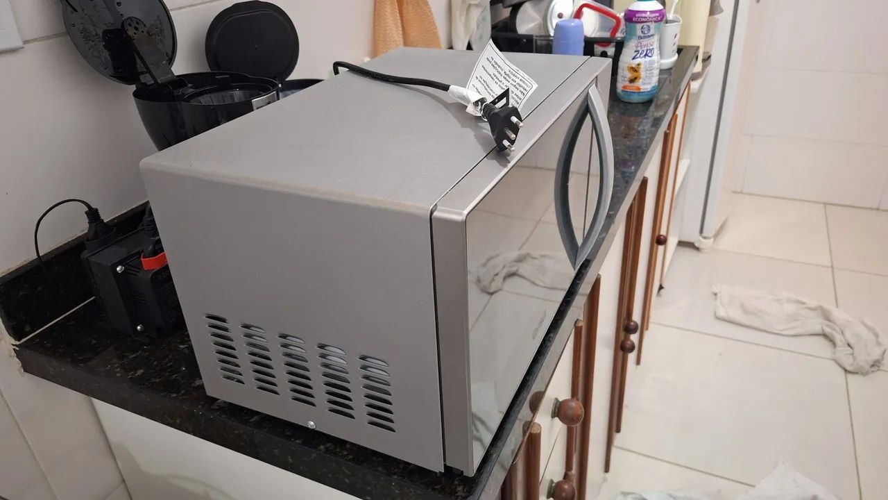 Micro-ondas Consul 20L Cinza - Espelhado CM020BF - 220V - Foto 3