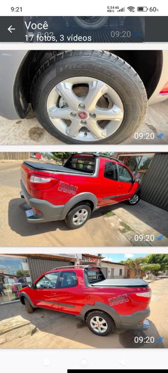 Fiat Strada Working Hard 1.4 Fire Flex 8V CD 2017 - Foto 2