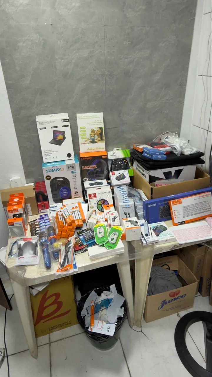 Lote acessórios informática e celular 