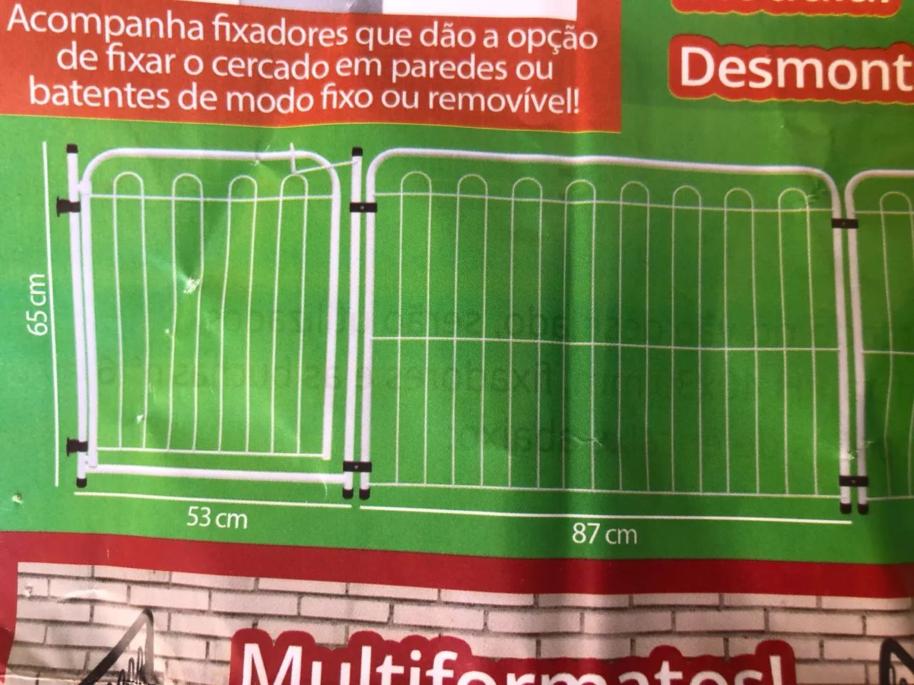 cercado pet 5 modulos + portao  - Foto 2