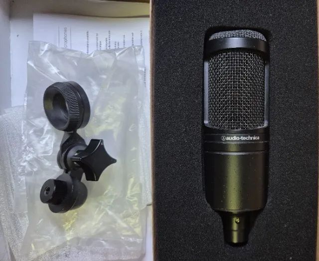 Microfone audio-technica AT2020 Pro Cardioide Condensador, Preto - Foto 2