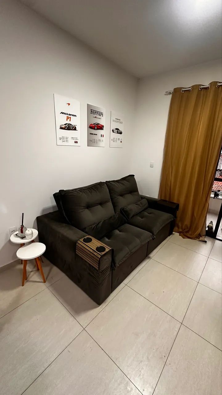 Sofá retrátil e reclinável 4 lugares - Foto 2