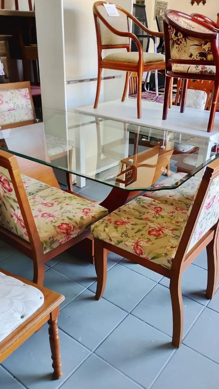 Conj. Mesa + 6 Cadeiras - LEIA O ANÚNCIO 