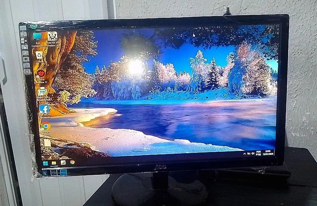 Monitor AOC 22 Polegadas Sem Hdmi  - Foto 5