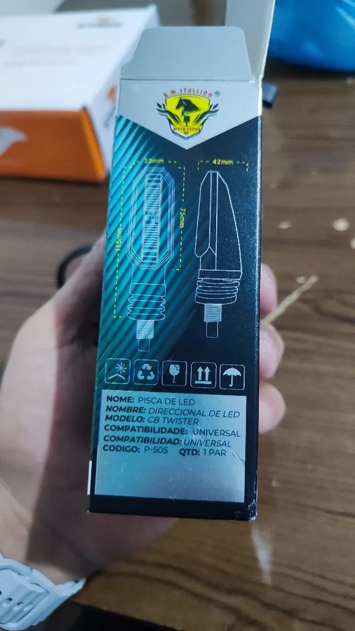 Par de setas sequenciais LED para Honda - Foto 3
