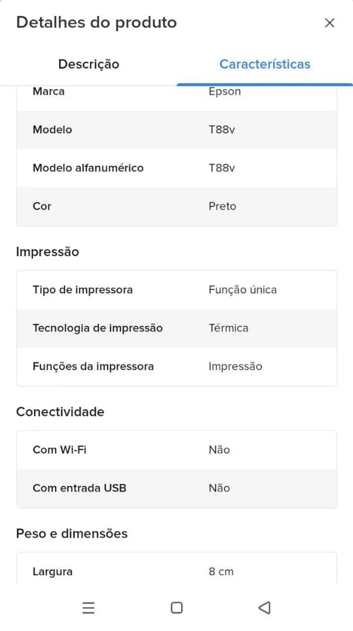 Impressora Térmica Epson Mt- t88v - Foto 3