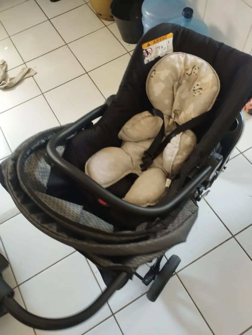 Carrinho de bebê e bebê conforto Galzerano  - Foto 4