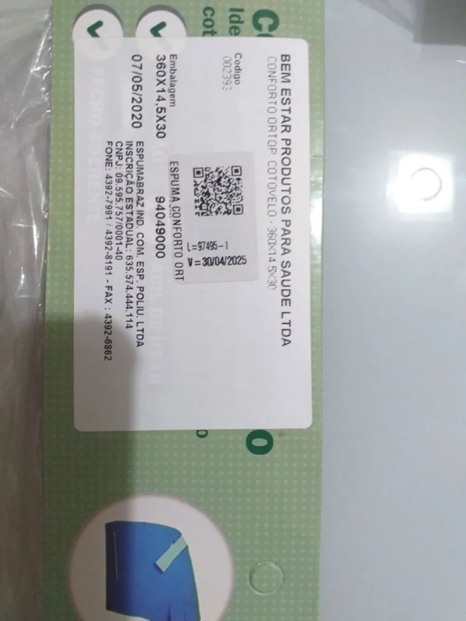 Um par de espuma CONFORTO ORTOPÉDICO nova na embalagem. - Foto 5