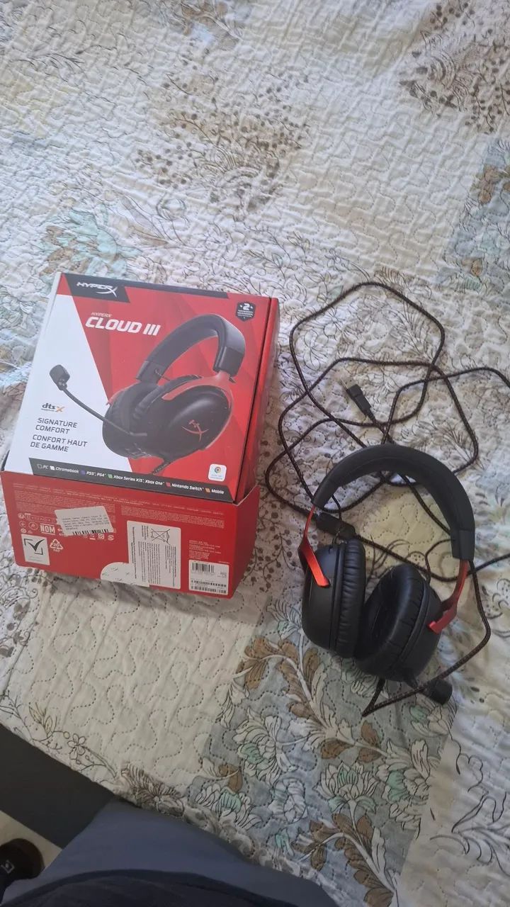 Fone de ouvido hyperx cloud 3 
