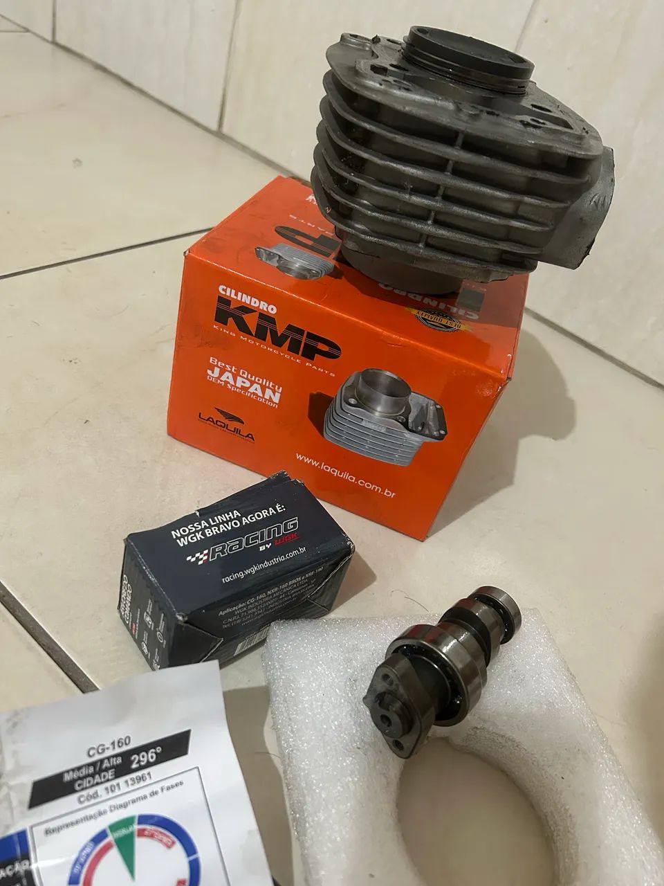 Cilindro 4mm para 160  e comando preparado  - Foto 3