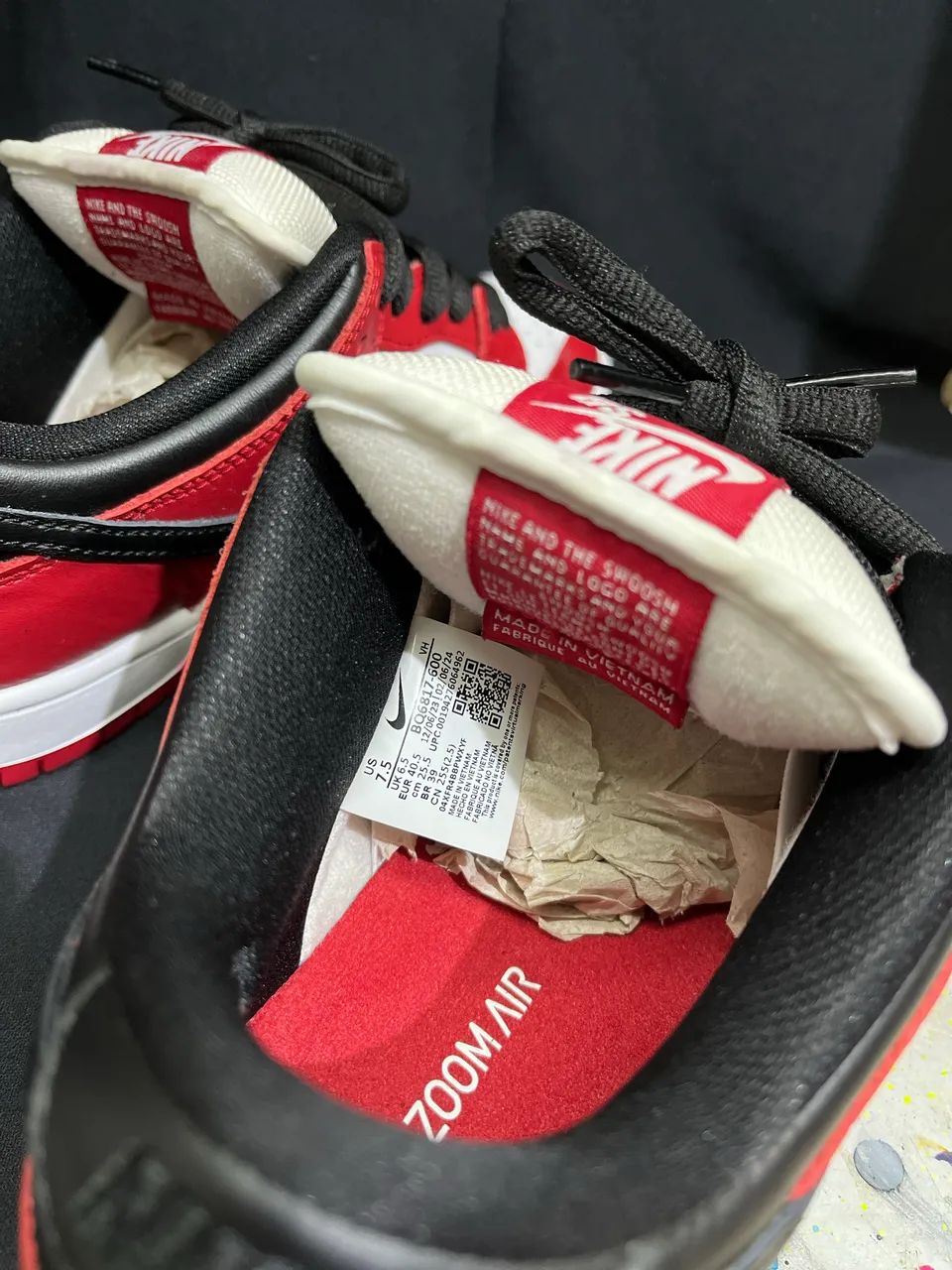 Tênis Nike Sb Dunk Low Pro Chicago  - Foto 4