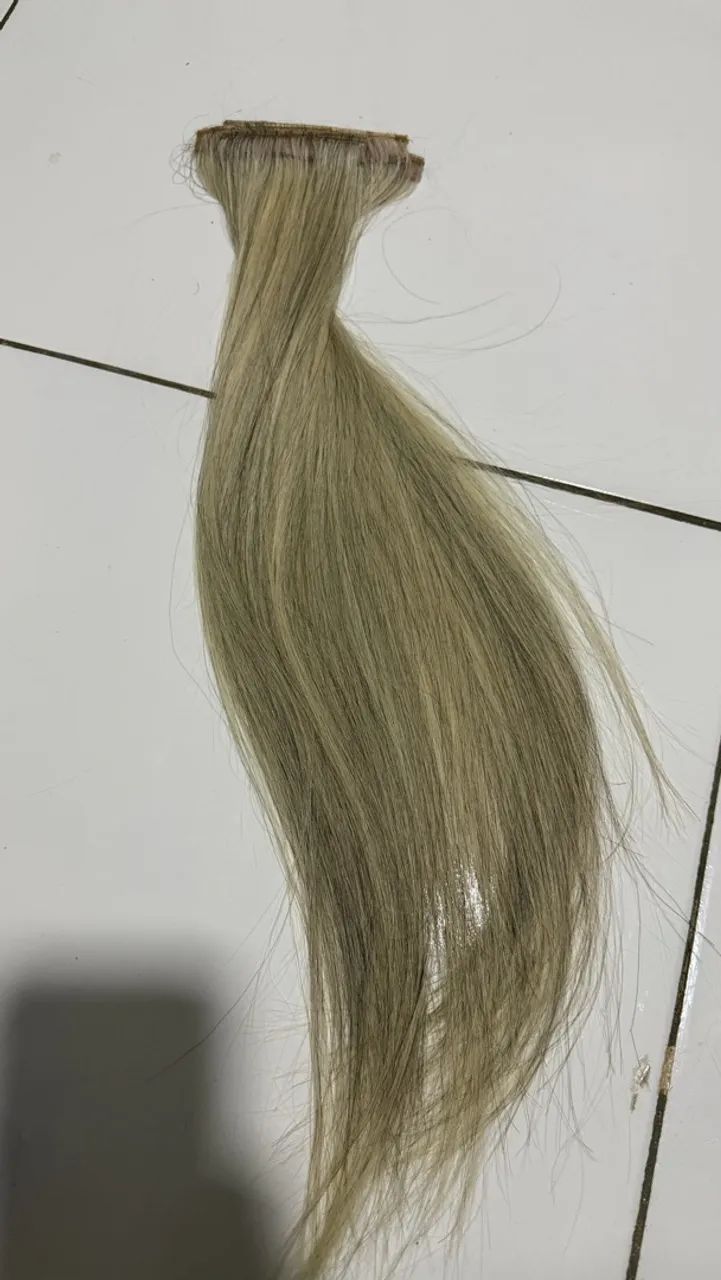 Mega hair loiro 54 cm  - Foto 3