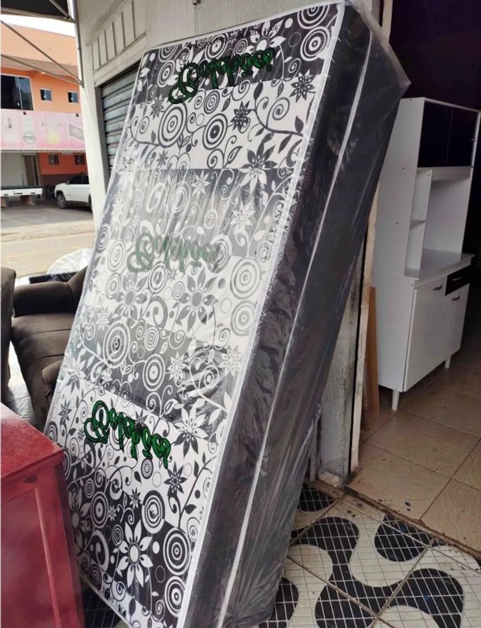 Cama box solteiro (novo embalado) 