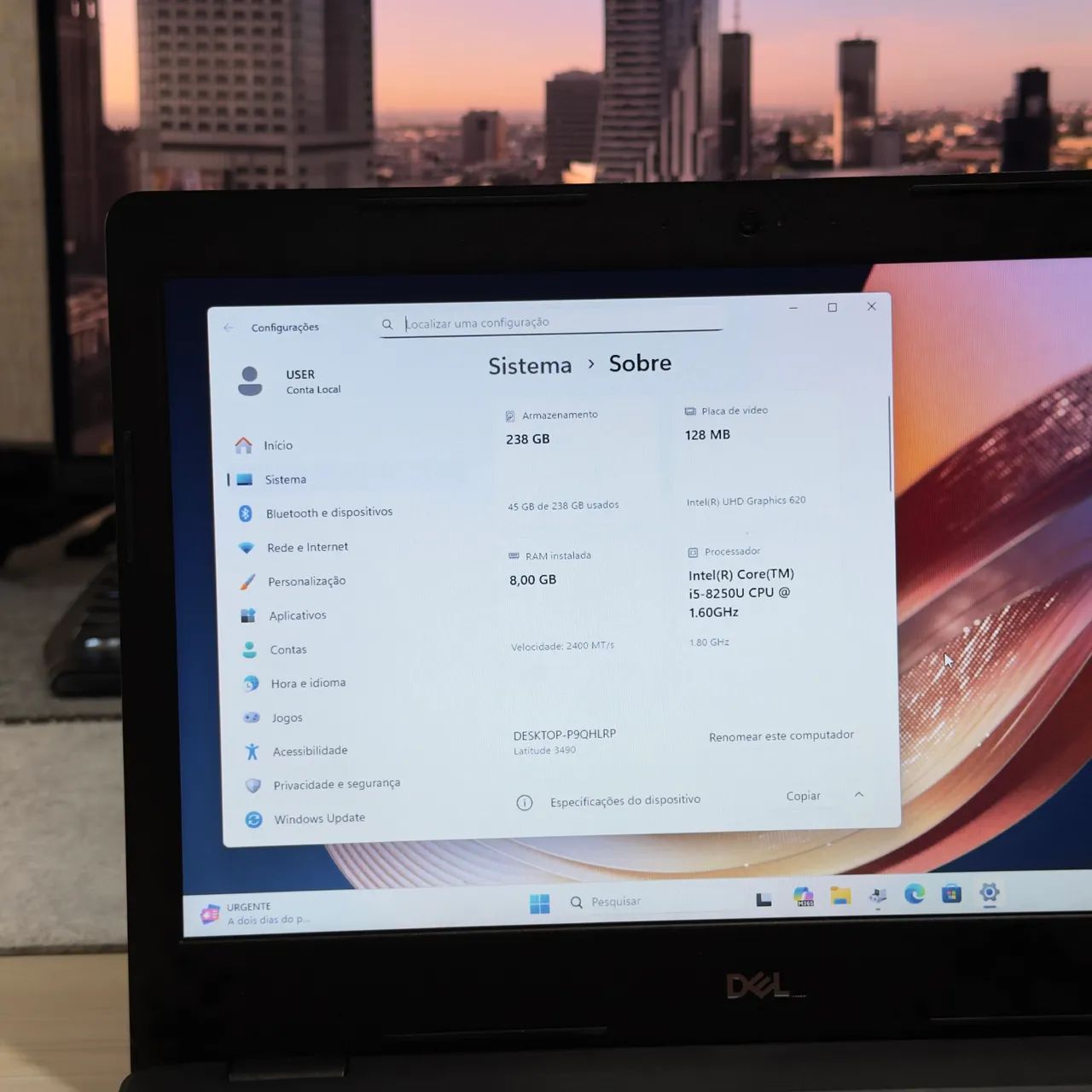 Notebook Dell Latitude 3490 - Intel Core i5 8GB RAM SSD 256GB Bat Nova (Garantia)  - Foto 2