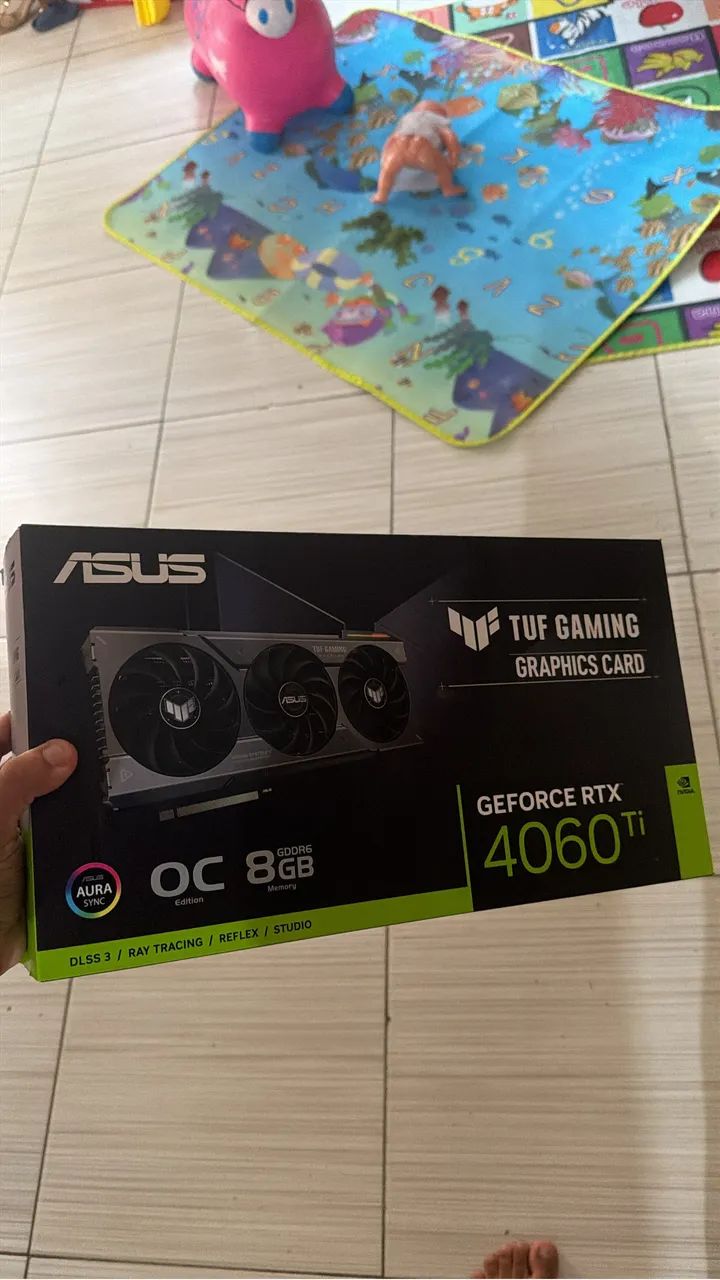 Placa de vídeo RTX 4060ti 8gb Tuf Oc 