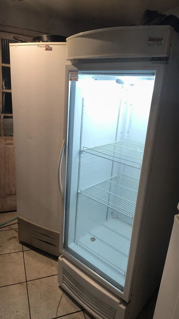 Freezer e expositor de bebidas visa cooler entrega grátis em pleno funcionamento 220v  - Foto 2