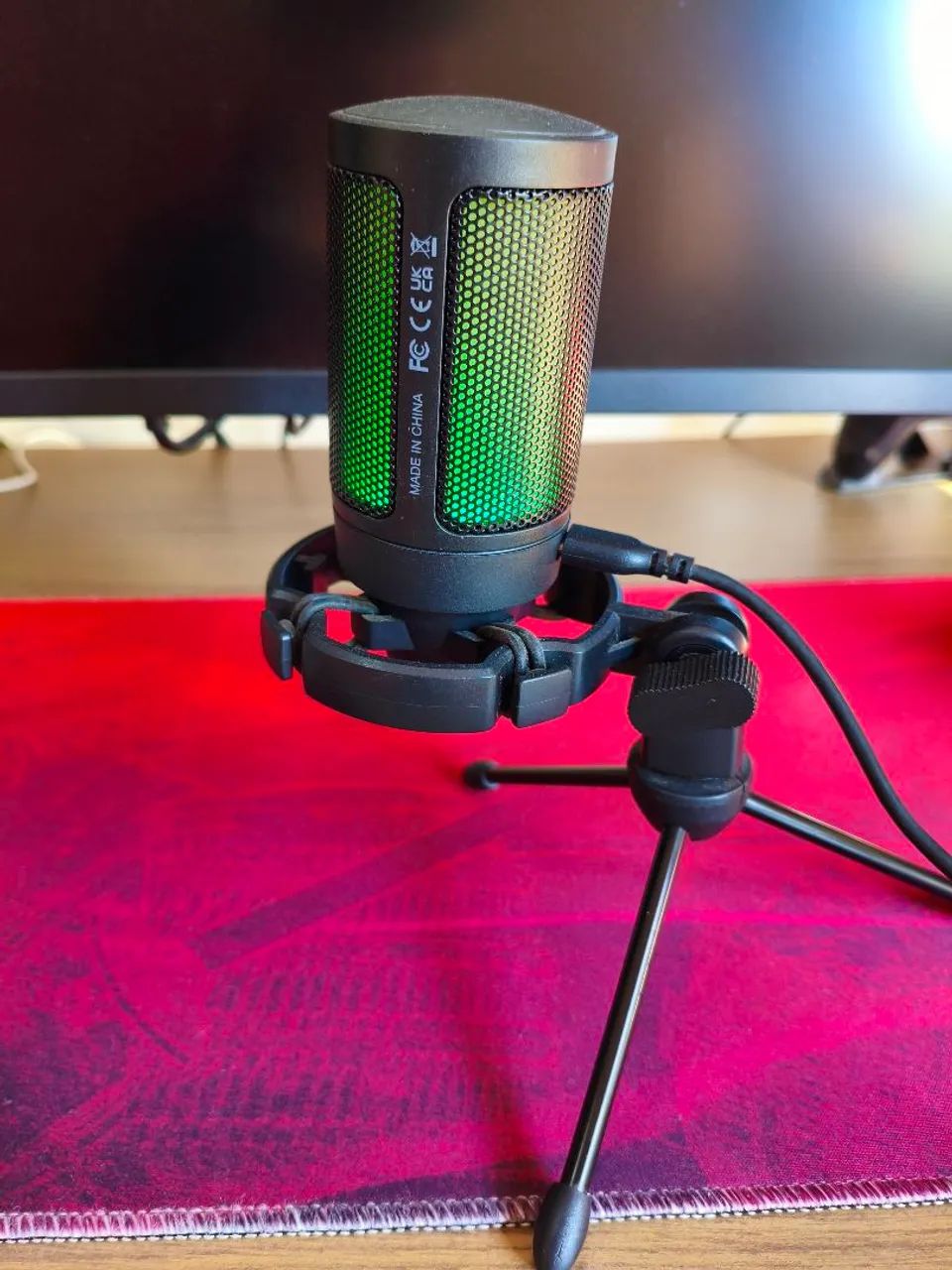 Redragon Zeus X mic não funciona + Fifine A2 - Microfones e