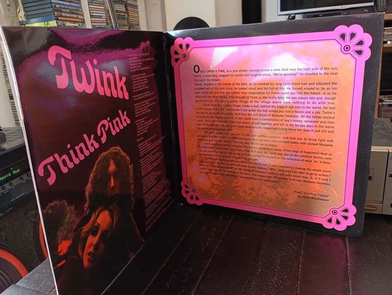 LP TWINK Think Pink Usado RE Vinil Rosa - Foto 2