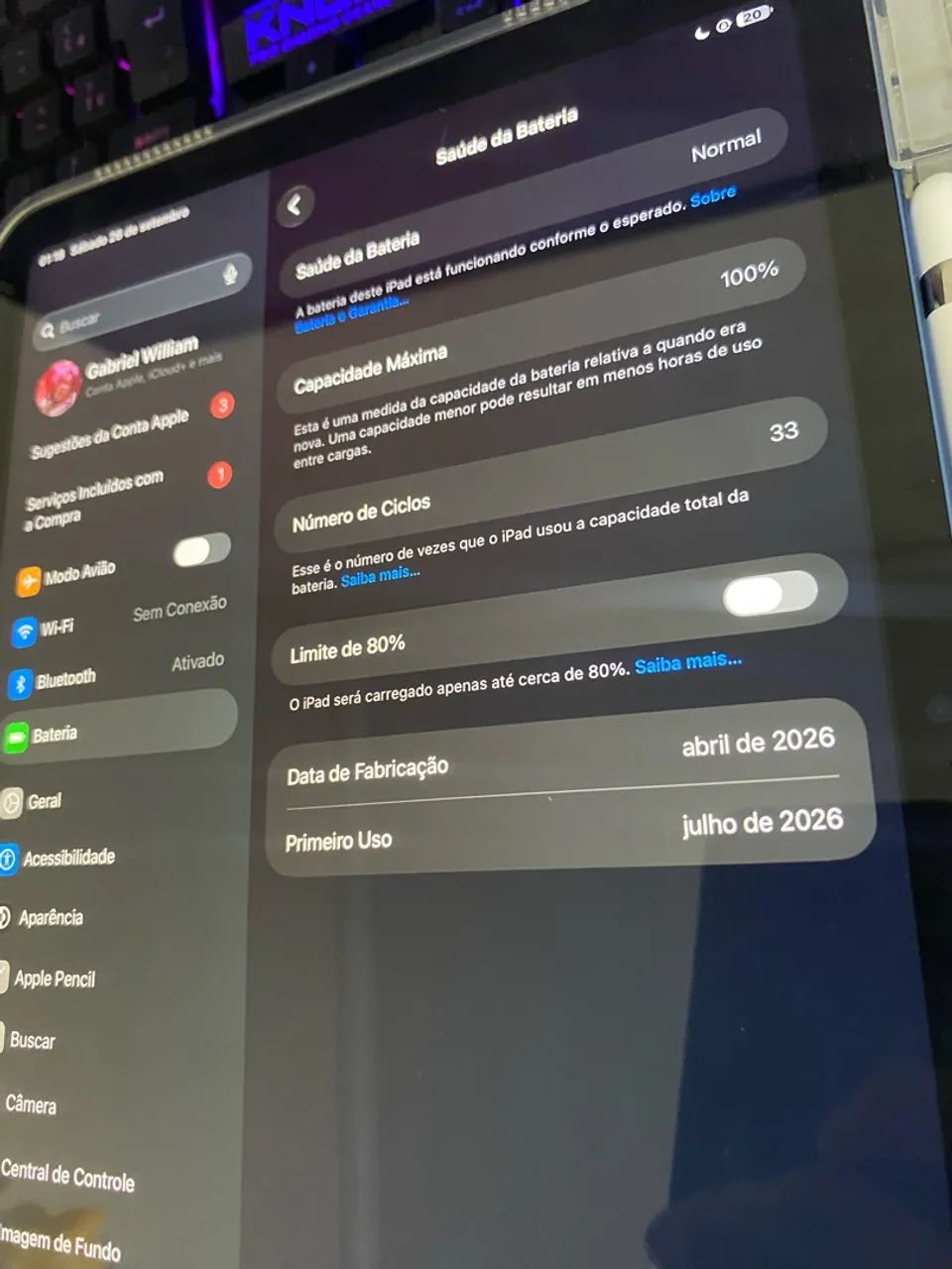 Ipad 11 64gb + Apple Pencil 1 - Foto 2
