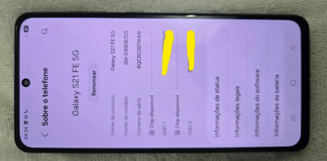 SAMSUNG S21 FE 128 GB(SEM DIGITAL) - Foto 3